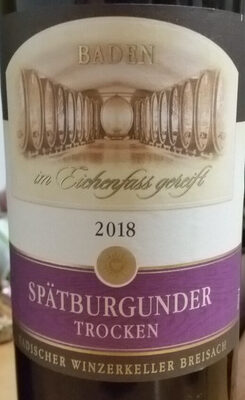 Spätburgunder Trocken 2018