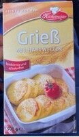 Hartweizen Gries front packaging