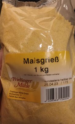 Maisgrieß front packaging