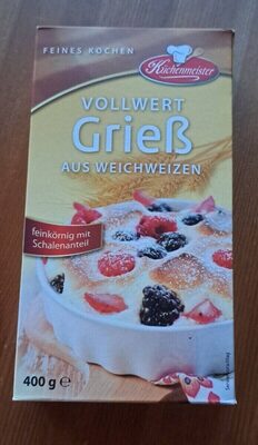 Vollwert Grieß aus weichweizen