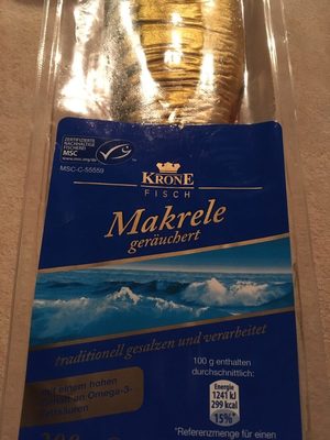 Makrele geräuchert front packaging
