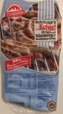 Original Nürnberger Rostbratwürste