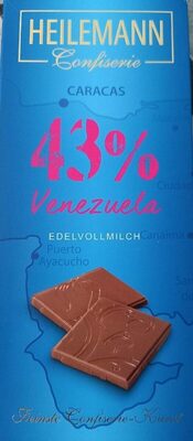 43% Venezuela Edelvollmilch Schokolade