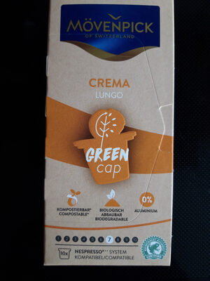 Mövenpick Crema Lungo GREEN cap