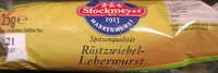 Röstzwiebel Leberwurst