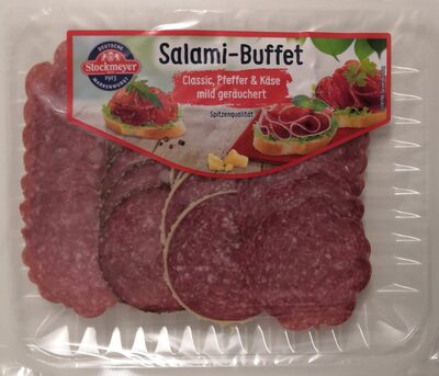 Salami-Buffet: Classic, Pfeffer & Käse, mild geräuchert
