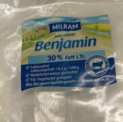 Milram Benjamin leicht front packaging