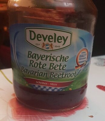 Bayerische rote bête Bavarian beetroot
