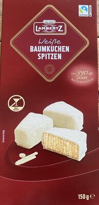 Weiße Baumkuchen Spitzen