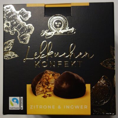 Lebkuchen Konfekt Zitrone & Ingwer
