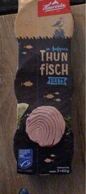 Thunfischfilets in Aufguss front packaging