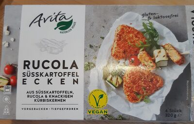 Rucola-Süßkartoffel-Ecken