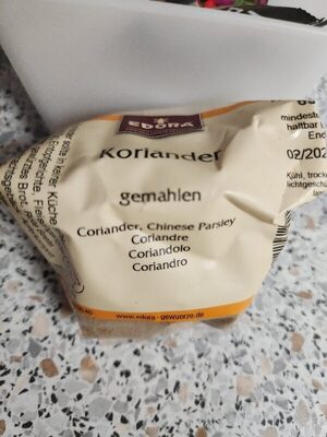 Korriander gemahlen