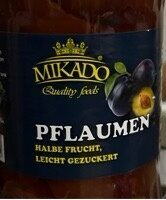 Pflaumen halbe Frucht