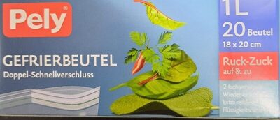 Zipper Gefrierbeutel 1l