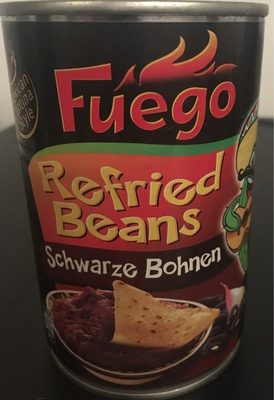 Refried beans Schwarze Bohnen