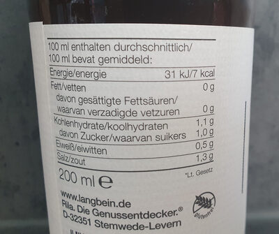 Waldpilz-Fond ingredients label