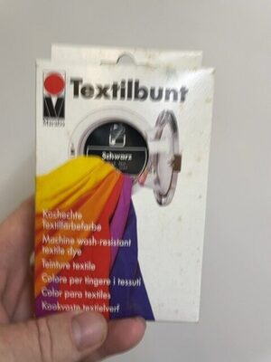 Textilfärbefarbe Schwarz