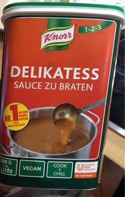 Delikatess Sauce zu Braten front packaging