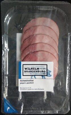 Schweinefilet gegart, gepökelt