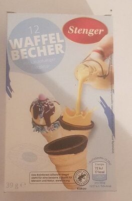 Waffel Becher