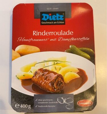 Rinderroulade front packaging