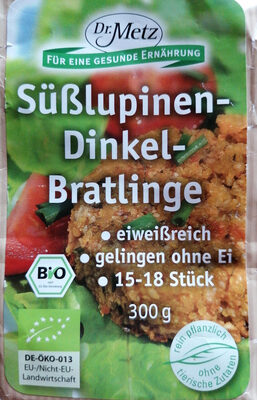 Süßlupinen Dinkel Bratlinge