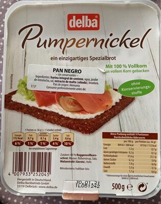 Pumpernickel front packaging