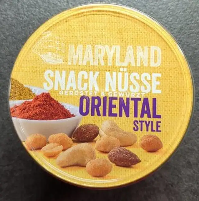 Snack Nüsse Oriental Style front packaging