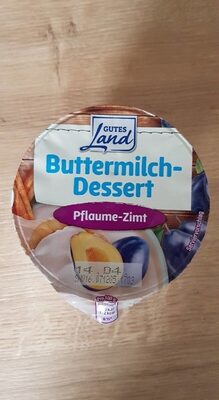 Buttermilchdessert Pflaume front packaging