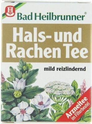 Hals- und Rachentee front packaging