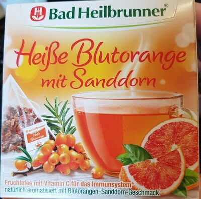 Heiße Blutorange mit Sanddorn