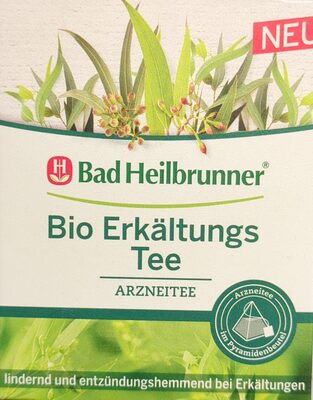 Bio Erkältungstee front packaging