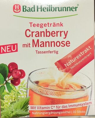 Teegetränk Cranberry mit Mannose