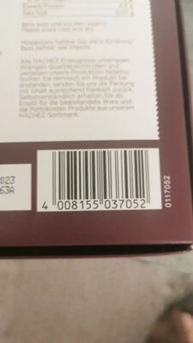 Unknown ingredients label