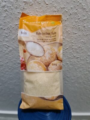 Fine Unrefined Cane Sugar front packaging