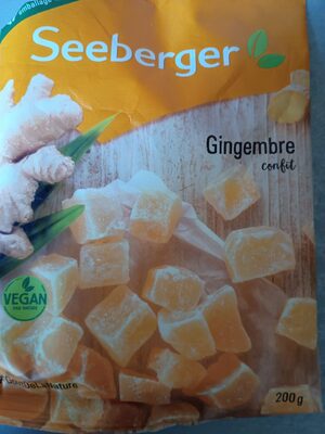 Morceaux de gingembre confits