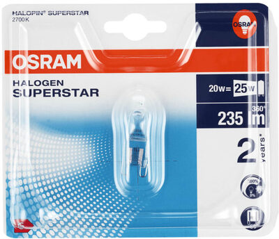 Halogenpære Halopin Eco 20w G9