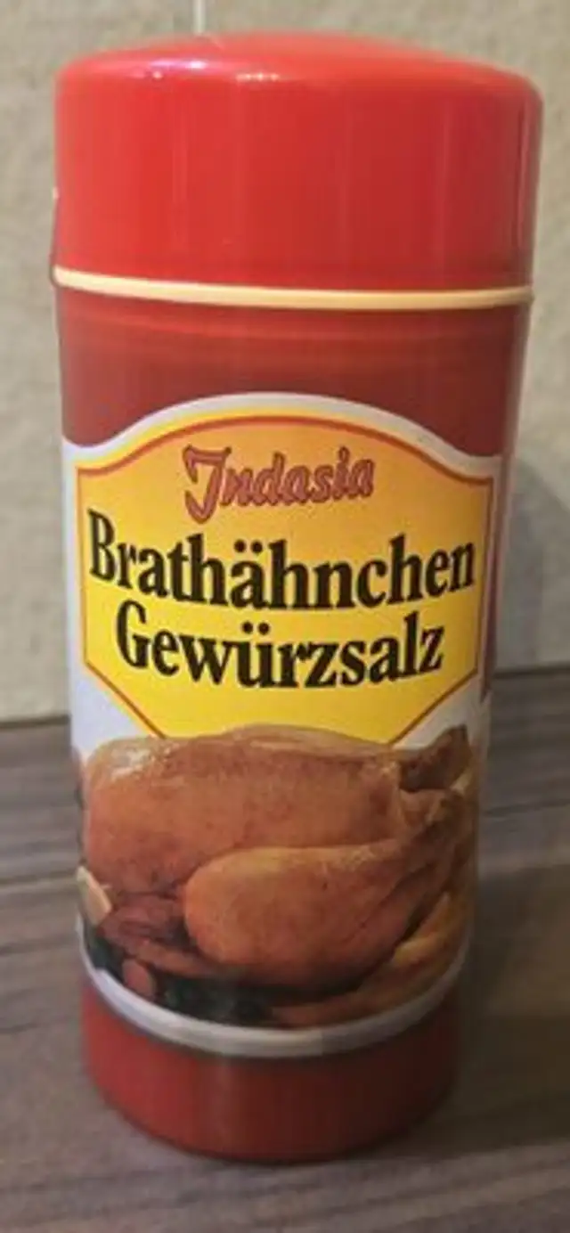 Brathähnchen Gewürzsalz front packaging