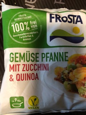 Gemüse Pfanne mit Zucchini und Quinoa