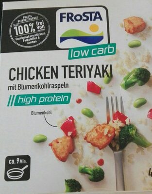 Chicken Teriyaki mit Blumenkohlraspeln front packaging