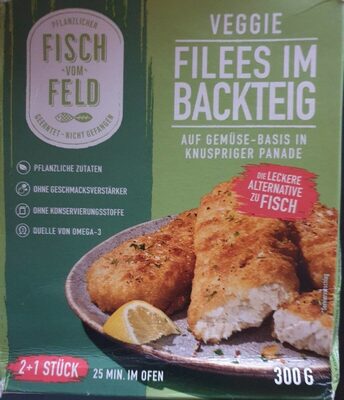 Veggie Filees im Backteig