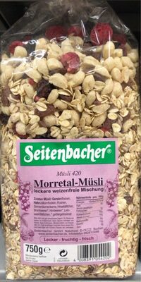 Morretal-Müsli front packaging