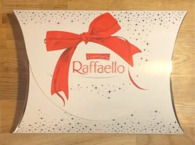 Raffaello front packaging