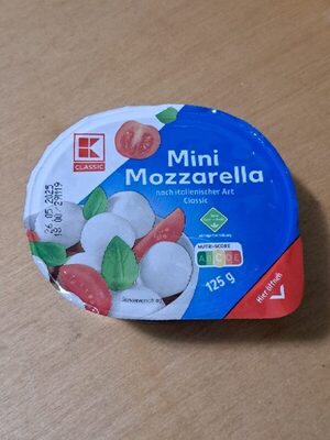 Mozzarella Mini front packaging