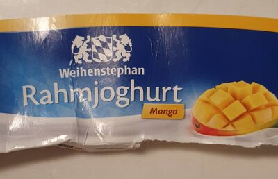 Weinstephan Rahmjoghurt Mango front packaging