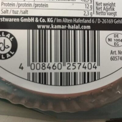 Sliced chicken sausage