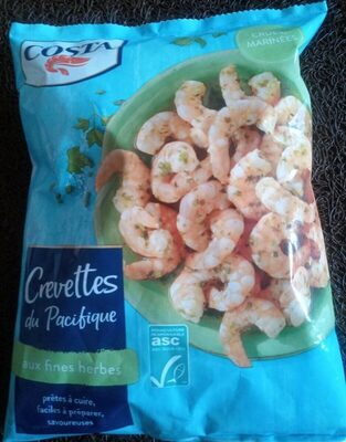 Crevettes du Pacifique aux fines herbes