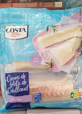 Coeurs de filet de cabillaud