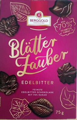 Blätterzauber Edelbitter-Schokolade